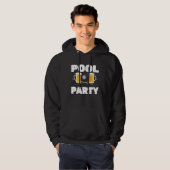 Billiards  Pool Party  Snooker Player  Beer  Bar P Hoodie (Voorkant volledig)