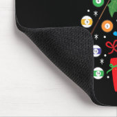 Billiards Pool Player Kerstversierboomfinanciering Muismat (Hoek)
