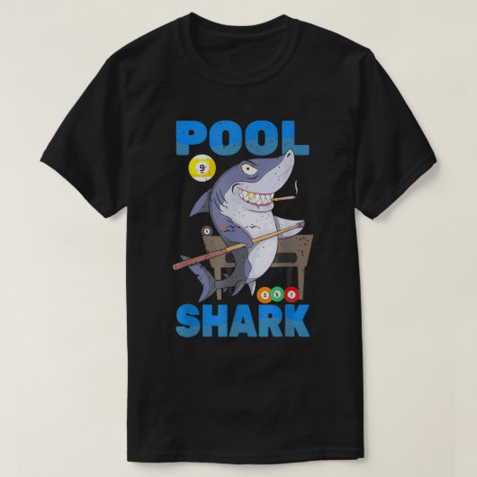 Billiards  Pool Shark  Snooker Player  Bar Pub  An T-shirt (Design voorkant)