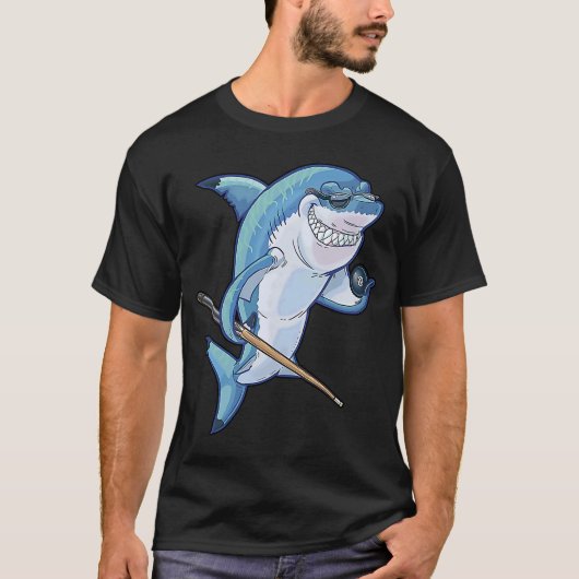 Billiards Pool Shark T-shirt (Voorkant)