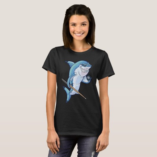 Billiards Pool Shark T-shirt (Voorkant volledig)