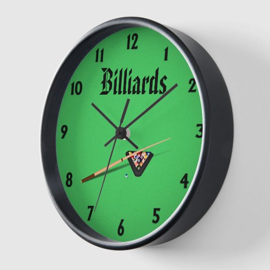 Billiards Pool Table Cue Stick and Balls (Hoek)