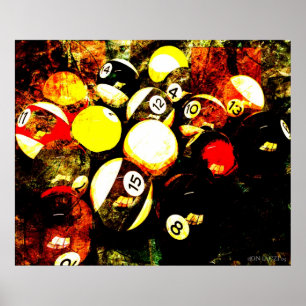 Billiards Poster