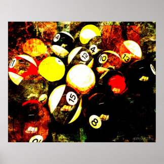Billiards Poster