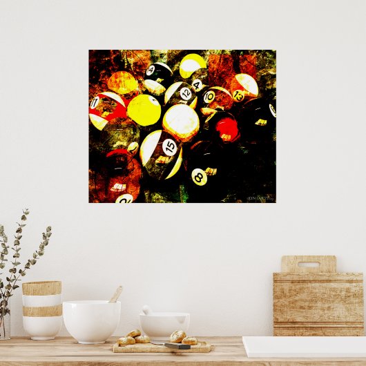 Billiards Poster (Keuken)