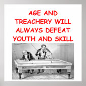 billiards poster (Voorkant)