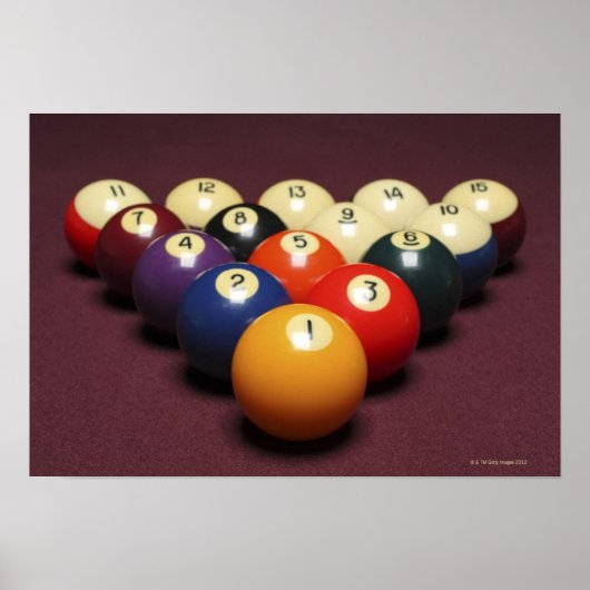 Billiards Poster (Voorkant)