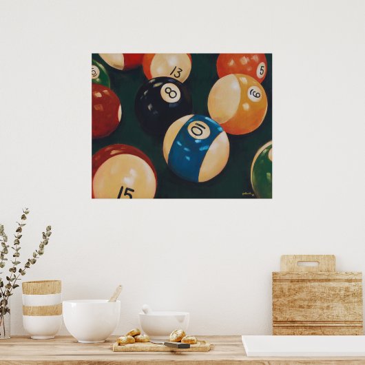 Billiards Poster (Keuken)