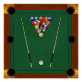 Billiards Poster (Voorkant)