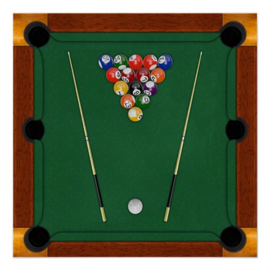 Billiards Poster (Voorkant)