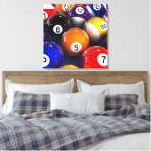 Billiards Premium Wrapped Canvas (Insitu (Slaapkamer))