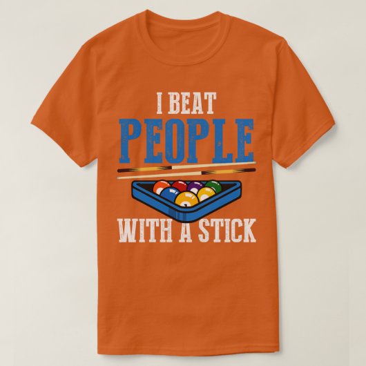 Billiards Puns Pool Player Billiards driehoek Ra T-shirt (Design voorkant)