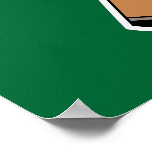 Billiards Rack House Pool Rules Poster (Hoek)