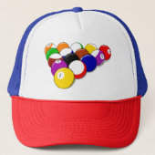 Billiards... rek ze op. trucker pet (Voorkant)