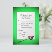 Billiards RSVP met Entree Choice (Staand voorkant)