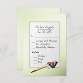Billiards RSVP met Entree Choice (Voorkant / Achterkant)