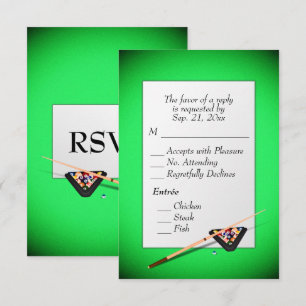 Billiards RSVP met Entree Choice Kaartje
