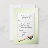 Billiards RSVP met Entree Choice Kaartje (Voorkant)