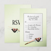 Billiards RSVP met keuzevrijheid voor inwendig geb (Voorkant / Achterkant)