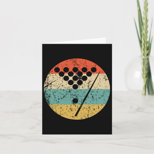 Billiards Shirt - Retropool Kaart (Voorkant)