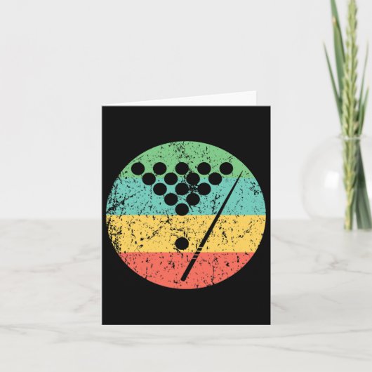 Billiards Shirt - Retropool Kaart (Voorkant)