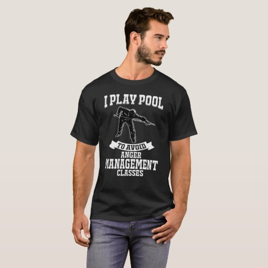 billiards shirt voor mannen spelpool (Voorkant volledig)