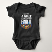 Billiards Shot Quote Pool Player Humor Romper (Voorkant)