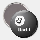 Billiards, sjabloon met 8 bits magneet (Voorkant / Achterkant)