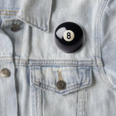 Billiards Snooker 8-Ball Button (In situ)
