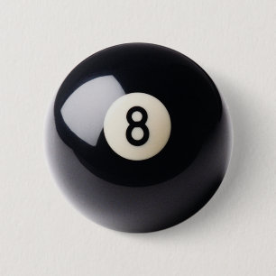 Billiards Snooker 8-Ball Button