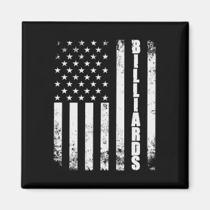 Billiards Snooker American Flag Usa Games Sport Bi Magneet