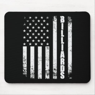 Billiards Snooker American Flag Usa Games Sport Bi Muismat