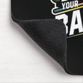 Billiards Snooker is hier om je ballen te breken Muismat (Hoek)