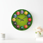 Billiards Snooker Novelty Clock Grote Klok (Huis)