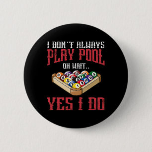 Billiards Snooker Pool Game Player Sportwedstrijd Ronde Button 5,7 Cm