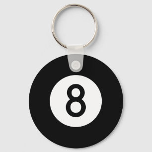 Billiards Snooker Pool Game Player Sportwedstrijd Sleutelhanger
