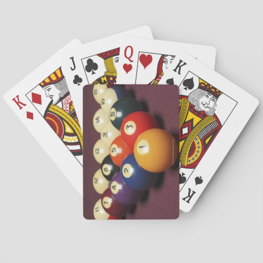 Billiards Speelkaarten (Achterkant)