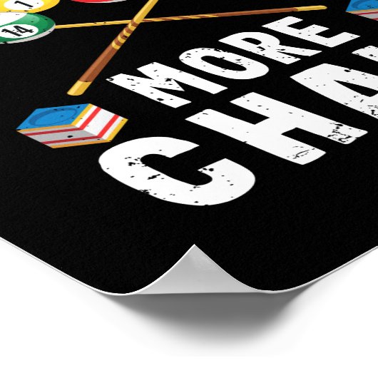 Billiards speler miljardairs poster (Hoek)