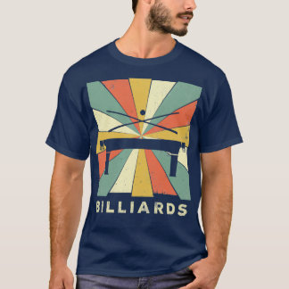 Billiards Sports Retro T-shirt
