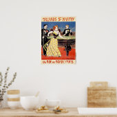 Billiards St. Martins, Parijs Poster (Keuken)