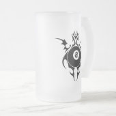 billiards. stam. matglas bierpul (Voorkant rechts)