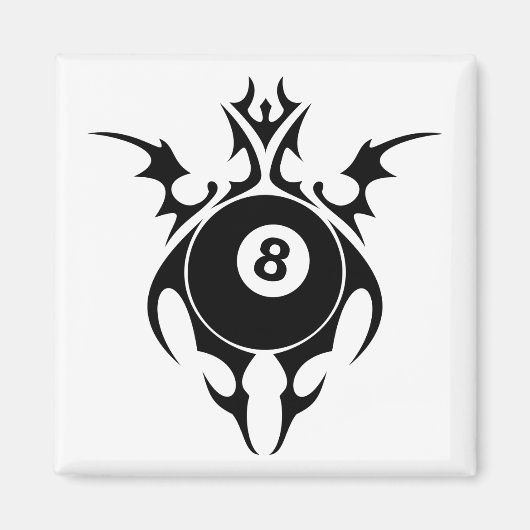 billiards, stammen. magneet (Voorkant)