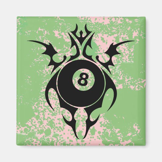 billiards, stammen. magneet (Voorkant)