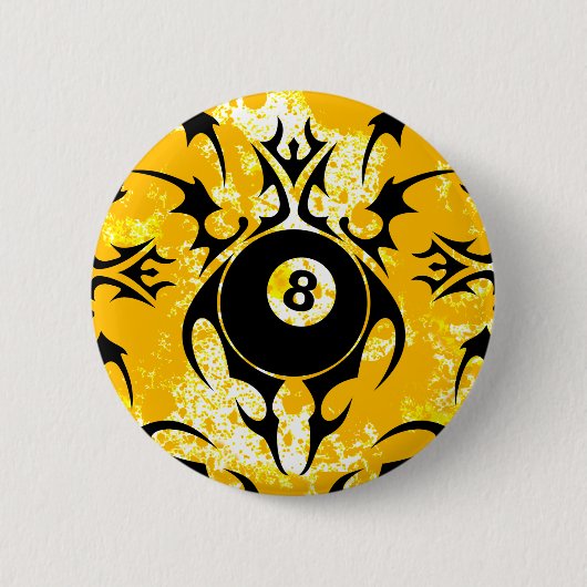 billiards, stammen. ronde button 5,7 cm (Voorkant)