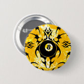 billiards, stammen. ronde button 5,7 cm (Voorkant /achterkant)