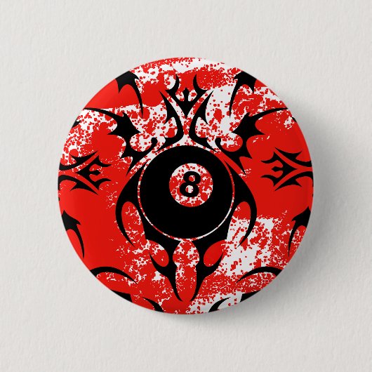 billiards, stammen. ronde button 5,7 cm (Voorkant)
