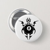 billiards, stammen. ronde button 5,7 cm (Voorkant /achterkant)