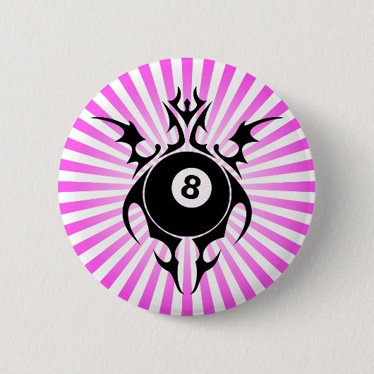 billiards, stammen. ronde button 5,7 cm (Voorkant)