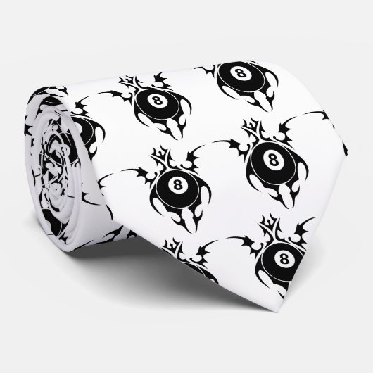 billiards, stammen. stropdas (Opgerold)