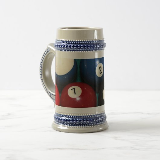 Billiards Stein Bierpul (Voorkant links)